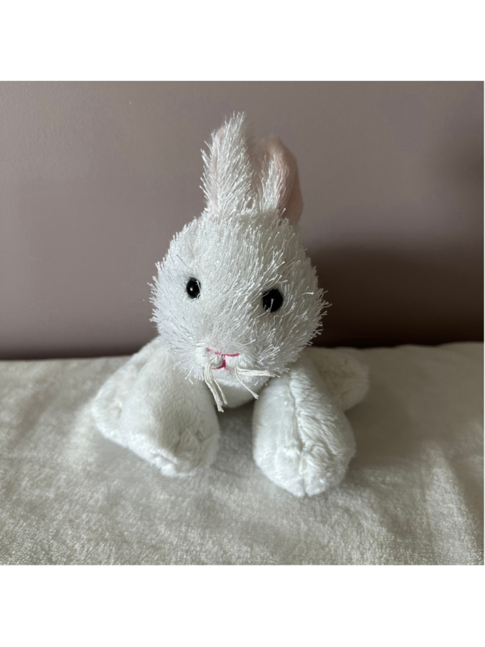 Ganz Webkinz White Bunny Plush 6” Rabbit Stuffed Animal